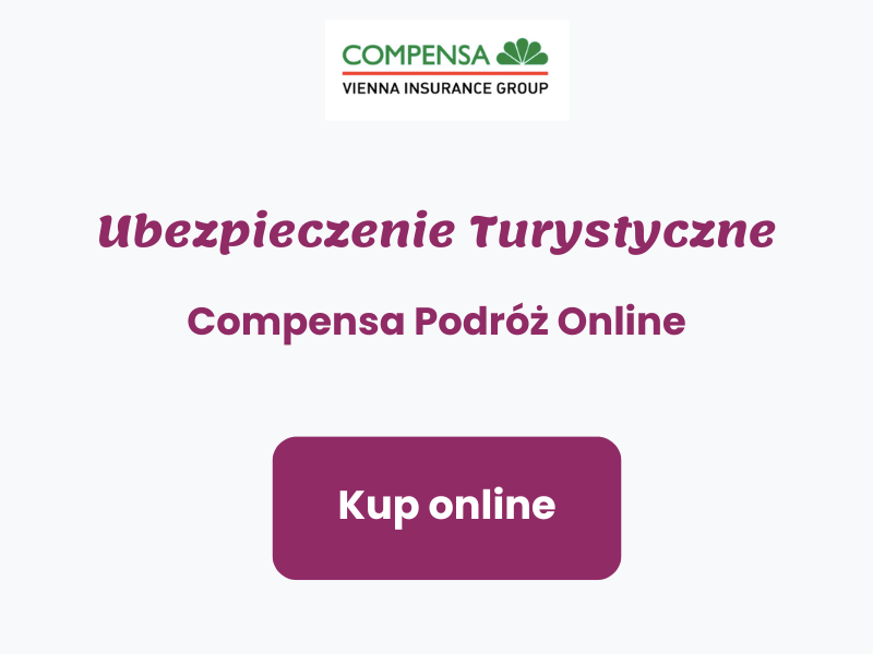 Ubezpieczenie turystyczne Compensa Podróż Online